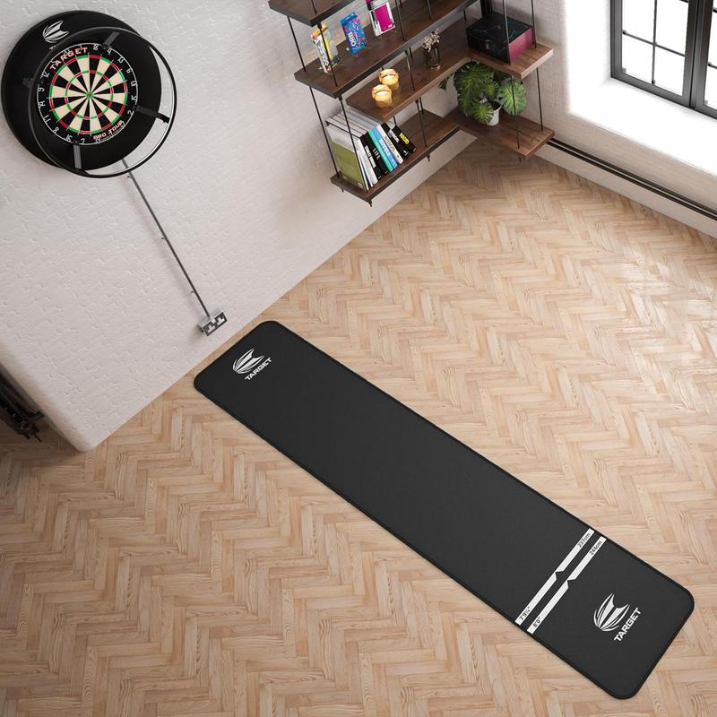 TARGET Darts Dart Mat - World Champions Ink Mod | Dart Oche Mat with Soft Tip and Steel Tip Throw Line Distances | Non Slip Carpet Mats for Floor and Dart Tips Protection | Darts Accessories UK