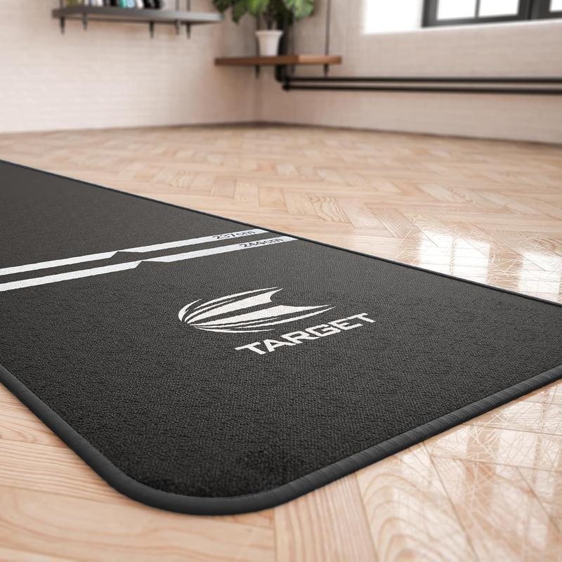 TARGET Darts Dart Mat - World Champions Ink Mod | Dart Oche Mat with Soft Tip and Steel Tip Throw Line Distances | Non Slip Carpet Mats for Floor and Dart Tips Protection | Darts Accessories UK