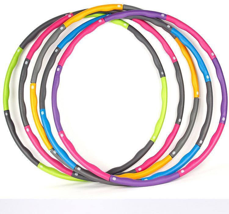 Internet celebrity hula hoop weighted fitness hula hoop foam detachable hula hoop adult and children hula hoop