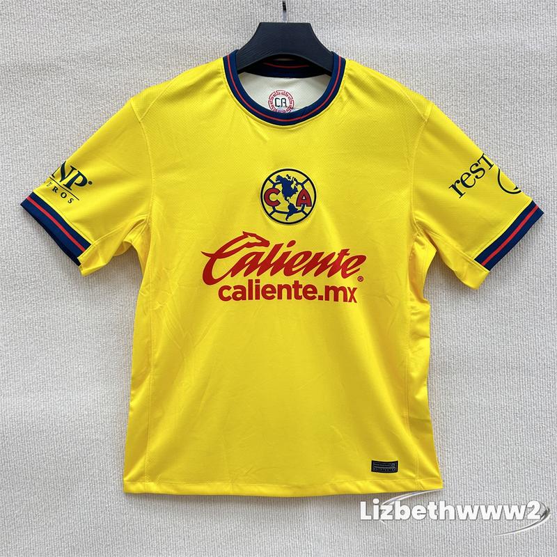 24 25 Mexico Liga BBVA MX Home Away Goalkeeper  blue Jersey