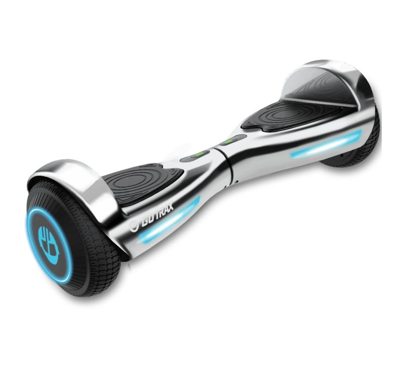 GOTRAX FX3 Bluetooth Chrome Hoverboard – Self-Balancing Scooter with 6.2mph Max Speed for Kids 8+ and Adults