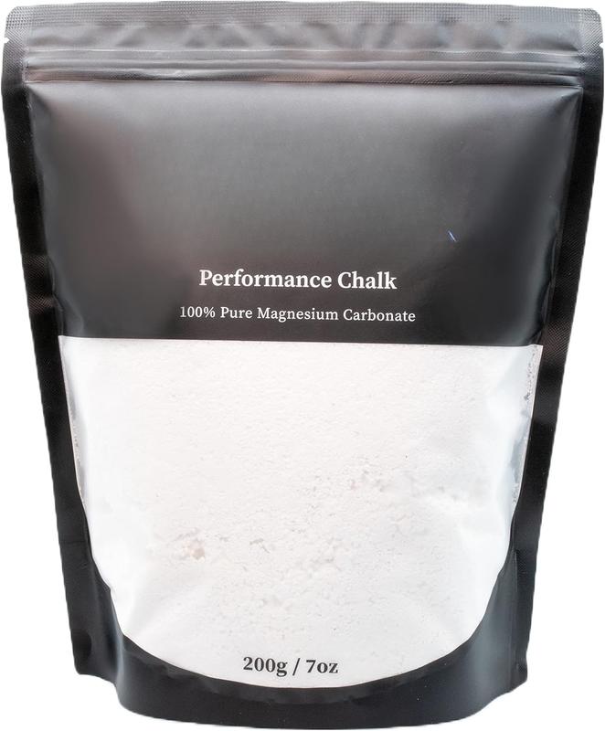 Performance Climbing Chalk for Rock Climbing, Gymnastics, Weight Lifting -  Pure Magnesium Carbonate, No Drying Agents, Medium Blend Loose Rock Climbing Chalk - 200g