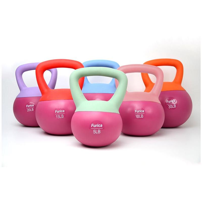 1Pcs Red Kettle Bell Weighing 5-30lb, Suitable for Different Exercise Cycles, Enhancing Strength, Suitable for Families or Fri