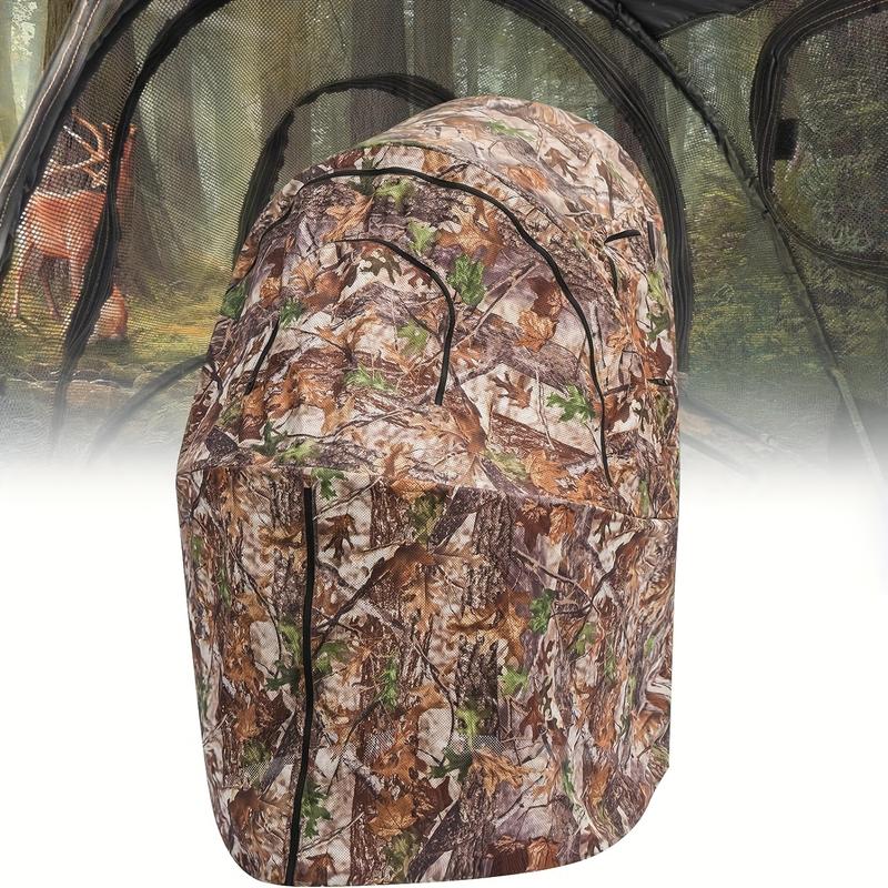 Hunting blind, clear ground blind, waterproof single camouflage blind for deer and turkey hunting