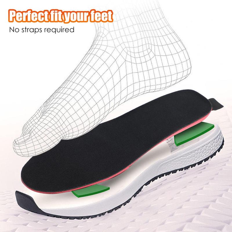 Electric Heated Insoles, 1 Pair Rechargeable Foot Warmer with 3 Temperature Settings, Shoe Insoles, Foot Accessories for Outdoor Camping Skiing Fishing Hunting, Foot Massager Footwear Comfort