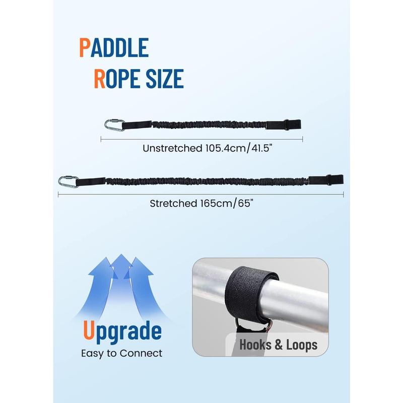 Paddle Leash, Paddle Leash Lightweight Coiled Rod Leashes for SUP Kayaking Canoing Fishing Boating