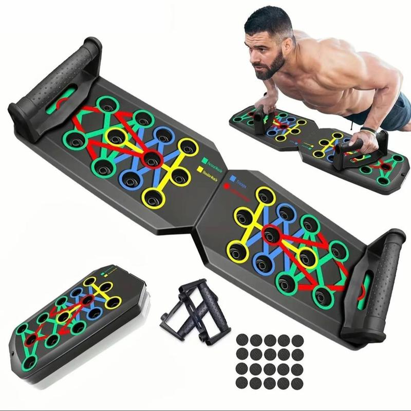 Multifunctional Foldable Push Up Board, 1 Count Foldable Push Up Training Board, Universal Chest & Abdominal Muscle Training Equipment