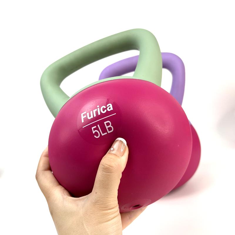 1Pcs Red Kettle Bell Weighing 5-30lb, Suitable for Different Exercise Cycles, Enhancing Strength, Suitable for Families or Fri