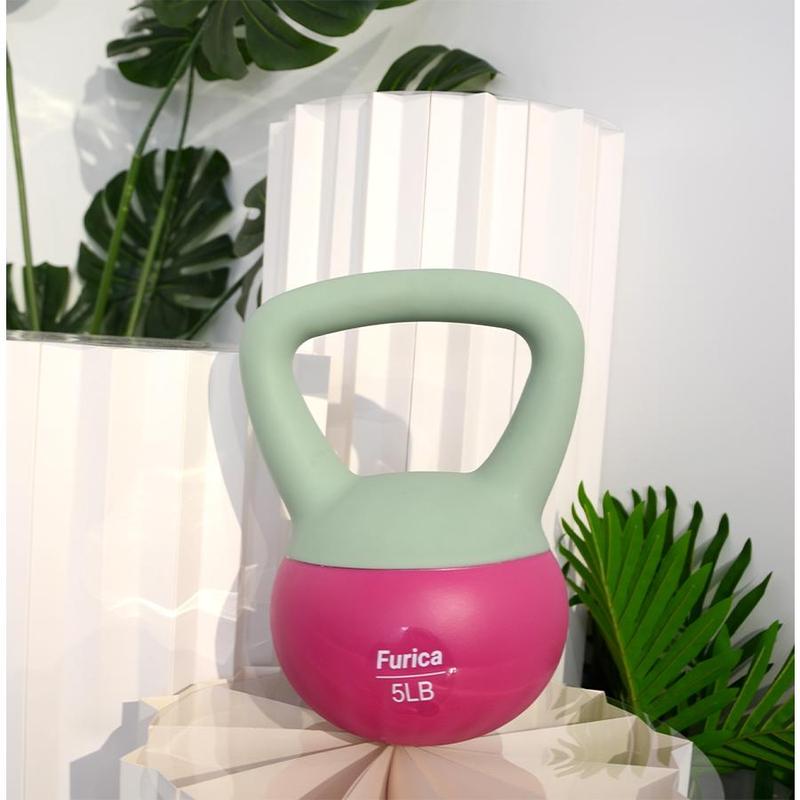 1Pcs Red Kettle Bell Weighing 5-30lb, Suitable for Different Exercise Cycles, Enhancing Strength, Suitable for Families or Fri