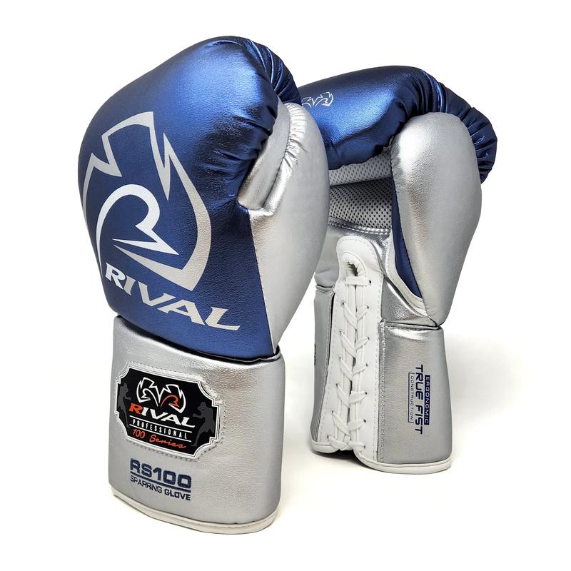 RIVAL Boxing RS100 Professional Lace-Up Sparring Gloves