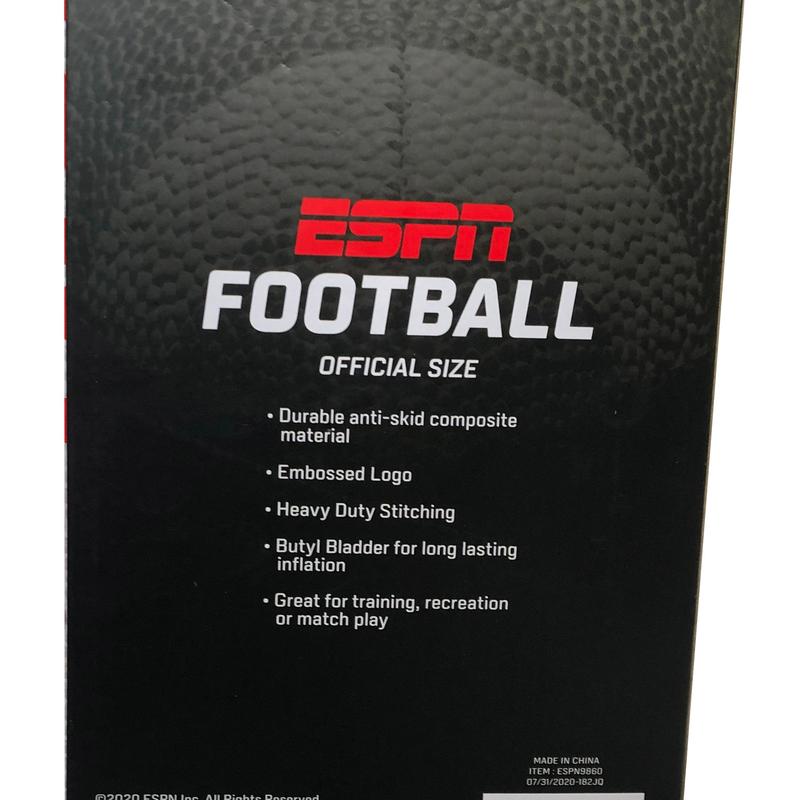 ESPN XR3 Official Match Size Football with Anti-Skid Composite Material for Outdoor Sports