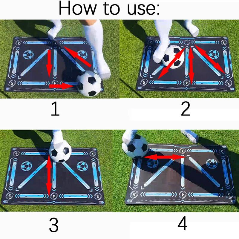 Football Training Mat, Non-slip Football Training Pad, Agility Training Mat, Fitness Mat for Home Gym, Sports Equipment for Indoor Outdoor Use, Christmas Gift