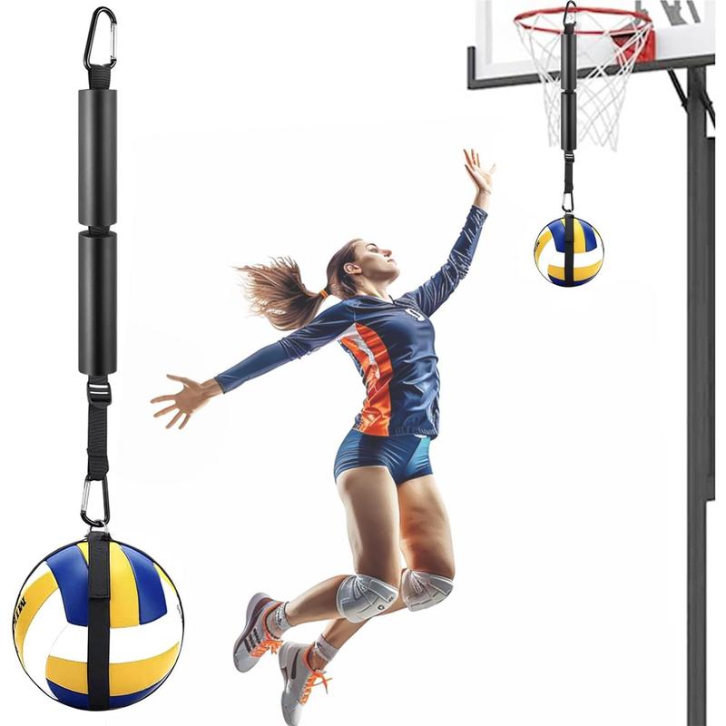 Volleyball Spike Trainer, Adjustable Volleyball Practice Equipment, Volleyball Spiking Training System Volleyball Hitting Trainer for Beginners & Pro Jumping Spiking Power Improving