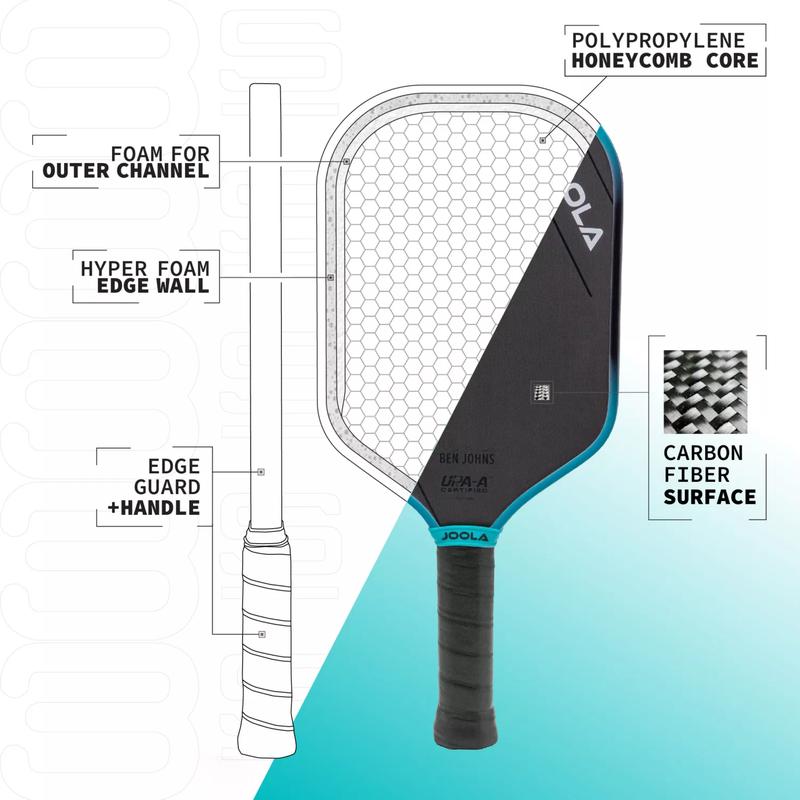 JOOLA Ben Johns Perseus 3S 16mm Pickleball Paddle Charged Carbon pickleball paddle