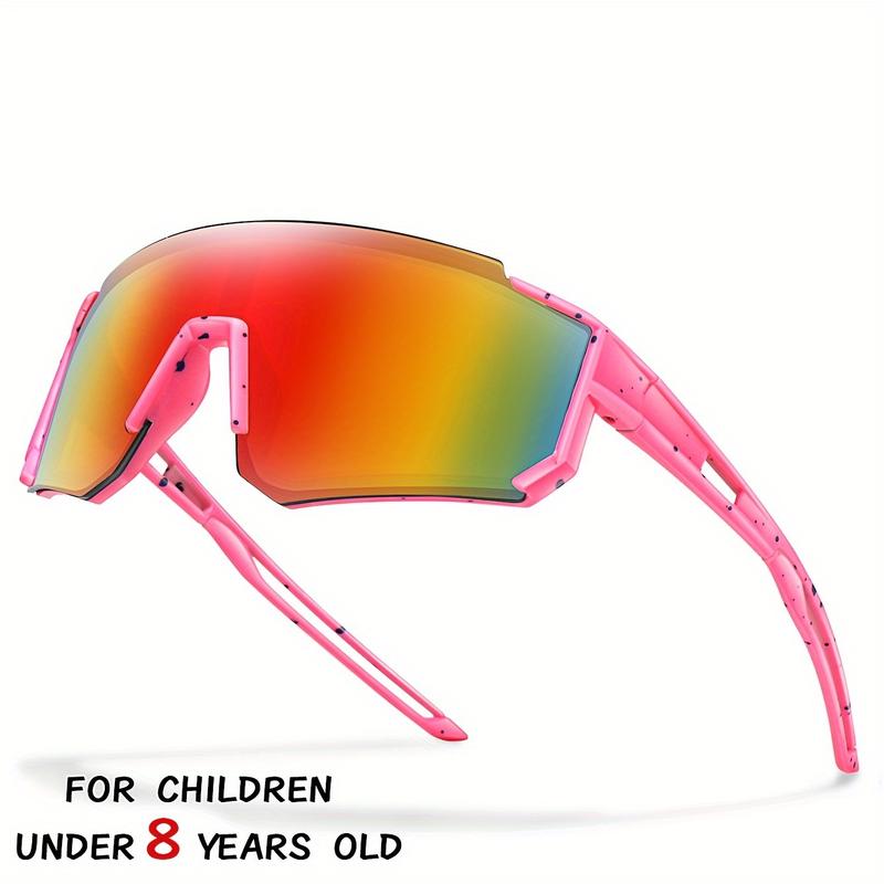 Youngsters's Fashion Glasses for 3-8 years old, suitable for outdoor sports, running, cycling, baseball, travel, suitable for boys and girls, comfortable to wear, multiple colors to choose from, hard paper box packaging, can be used as a gift