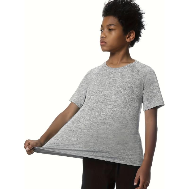 forbidden sweatpants  5 Boys Crew Neck Short Sleeve T-Shirts, Sports Training T-Shirts