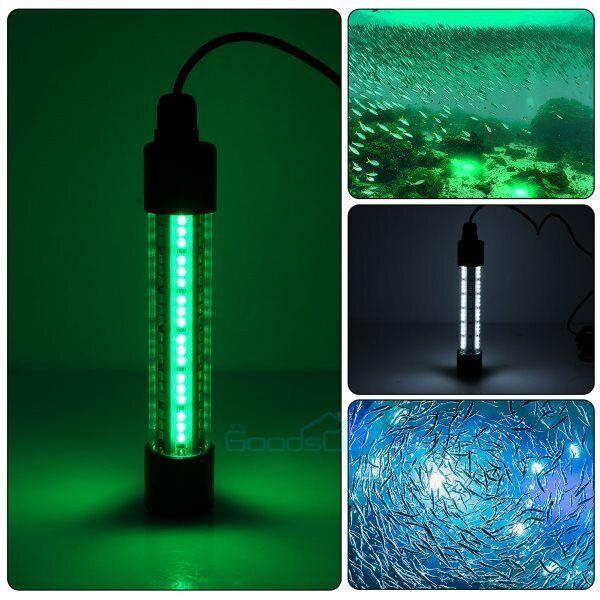 90000000LM Green White LED light deepsea underwater boat Fishing lure fish light