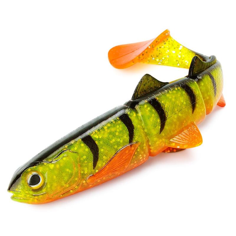 3D Swimbait Shad Jointed Perch Pike Fishing Lure, 1 Count Soft Lifelike Artificial Fishing Bait, Fishing Tackle, Outdoor Fishing Accessories