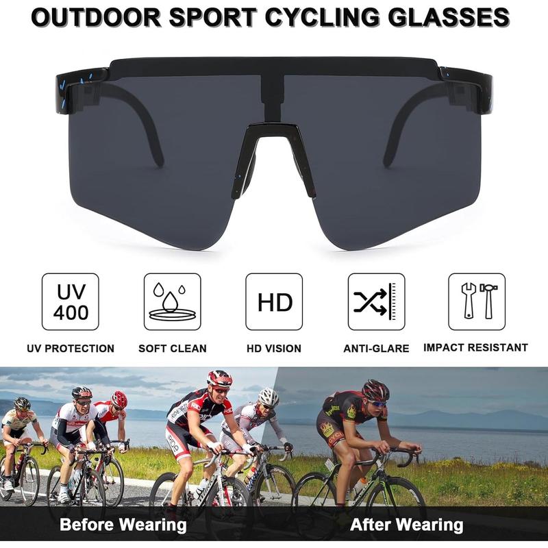 Sunglasses for Men Women Youth Baseball Softball Sunglasses UV400 Protection Cycling Glasses