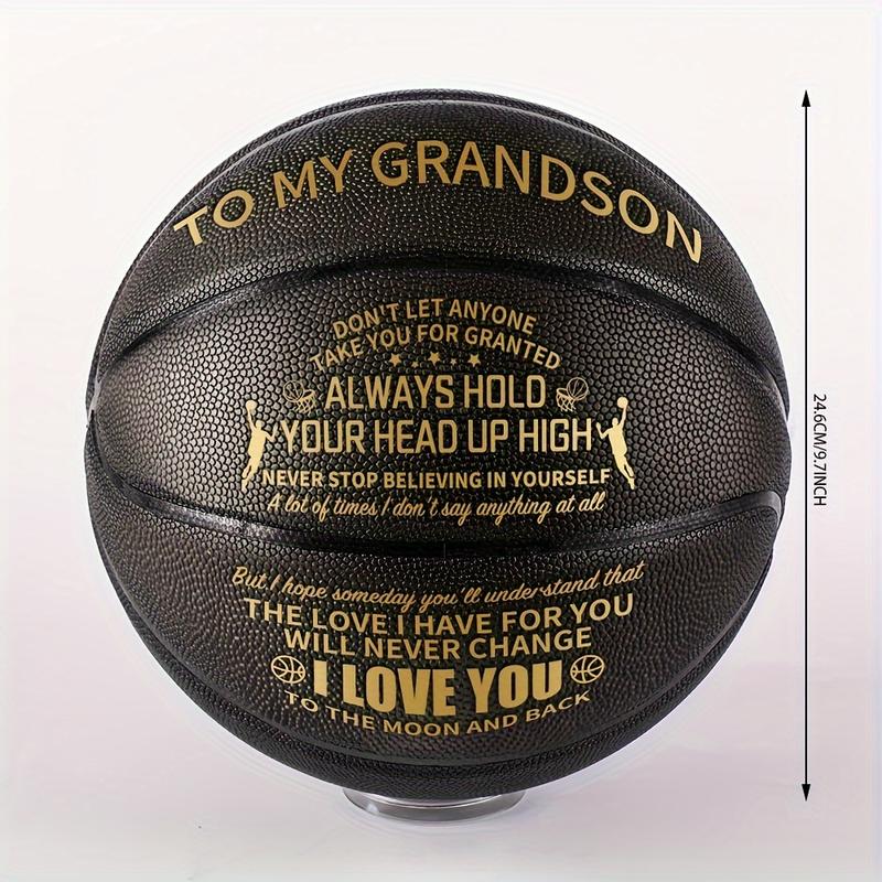 International Standard Size Special Basketball With A Pump - Perfect Gift To Show Your Grandson How Much You Love Them