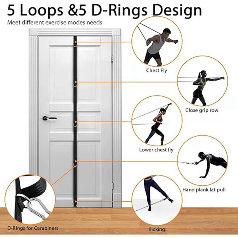 Fitness Door Anchor Tensioner, 1 Count Multifunctional Resistance Band, Portable Fitness Equipment For Home Gym Workout, Gymtok