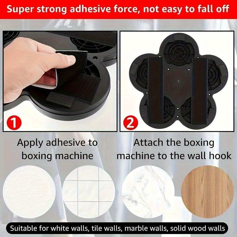 3 Pieces Smart Music Boxing Machine, Wall-mounted Boxing Target, No Need To Drill Holes For Installation, Adjustable Height, 9-speed Speed Adjustment, Electronic Boxing Trainer With Gloves, Boxing Fitness Workout