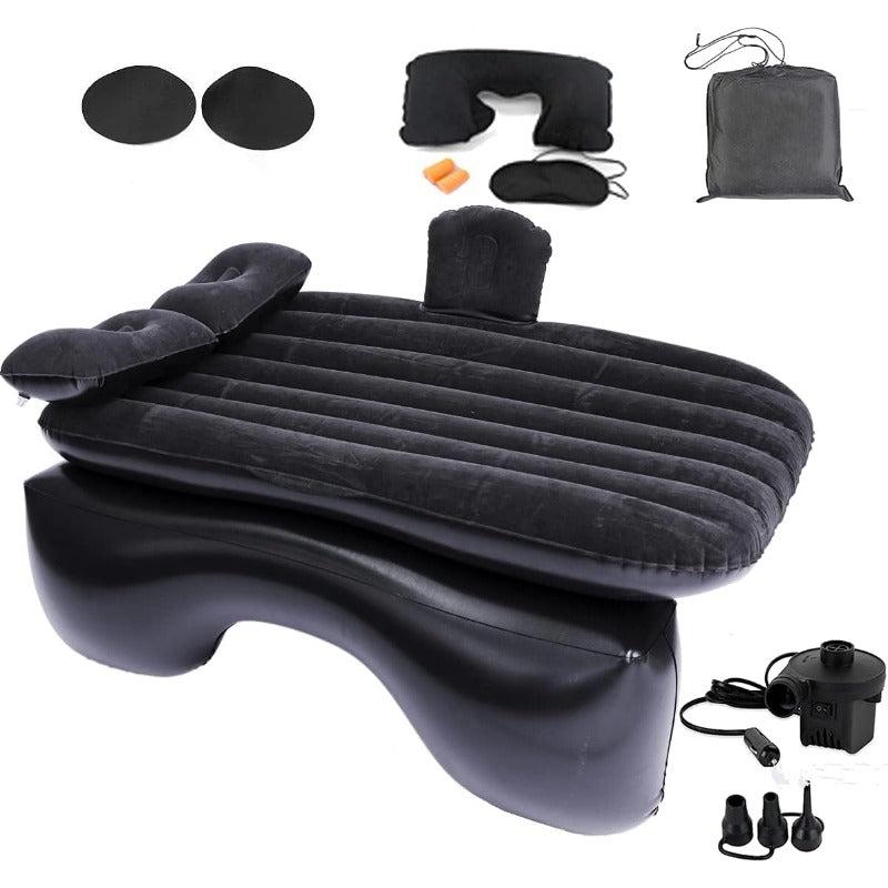 Inflatable Car Air Mattress Back Seat Bed,Car Beds Thickened Car Camping Air Mattress Bed with Air Pump,55