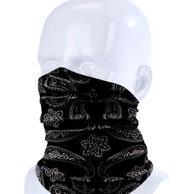 Tube Bandana  Mask Scarf Paisley Print   Gaiter   Hiking