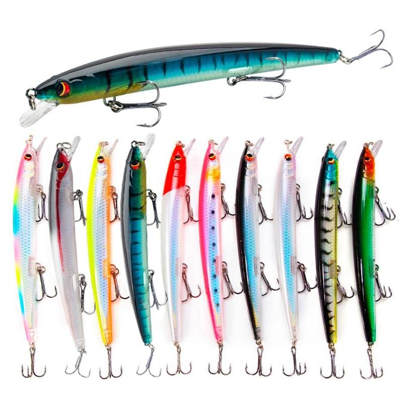 Artificial Fishing Lure, 10pcs set Simulation Fishing Bait with Hooks, Outdoor Fishing Accessories, Flyfishing, Solocamping, picnicaesthetic