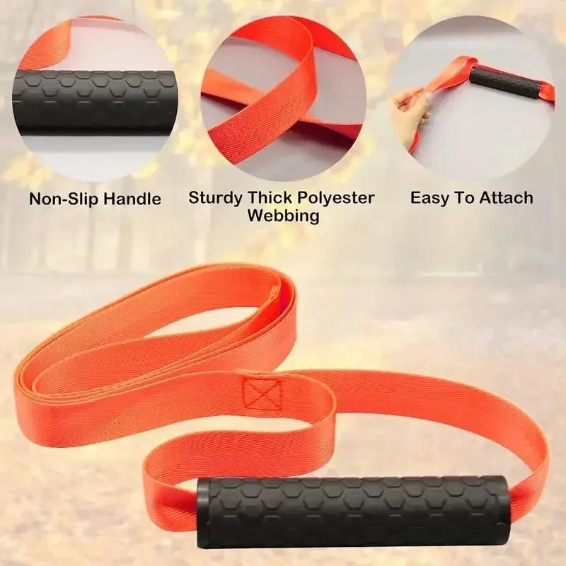 Deer Drag Harness Durable Hunting Deer Belt With Handle Portable Puller Dragging Pull Rope Multipurpose Band For Outdoor Farm