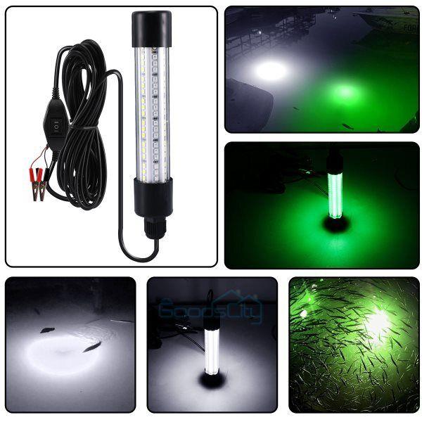 90000000LM Green White LED light deepsea underwater boat Fishing lure fish light