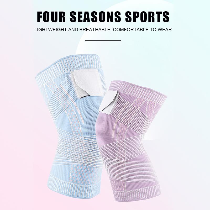 Sports knee pads made of breathable nylon for both men and women