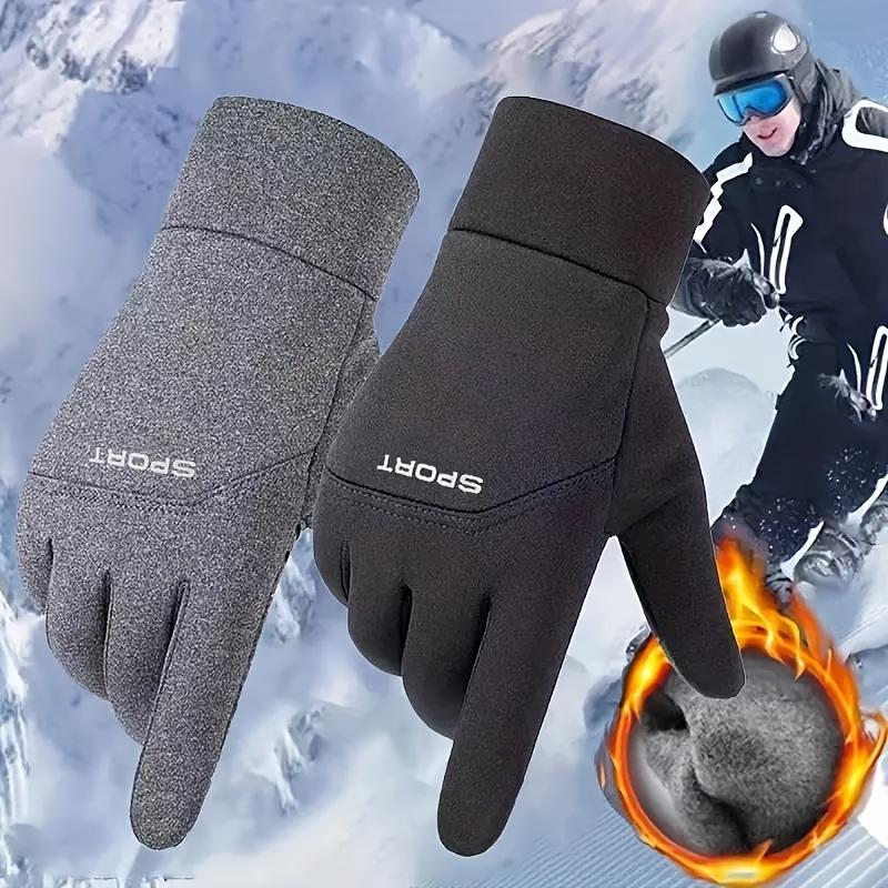 Winter gloves - warm, windproof and waterproof, compatible with touch screens for cycling and driving