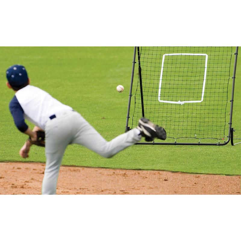 2-in-1 Baseball Pitchback Target + Rebounder Net - 61