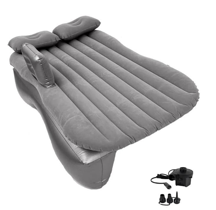 Inflatable Car Travel Air Mattress with Pump - 2 Air Pillows - Universal Fit - Car SUV Sleeping Mattress