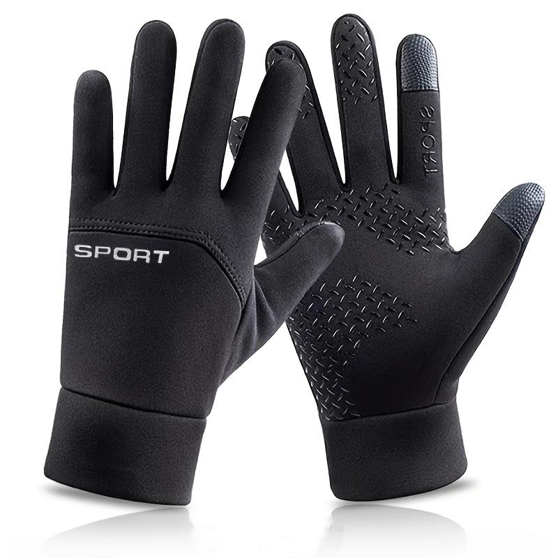 Winter gloves - warm, windproof and waterproof, compatible with touch screens for cycling and driving