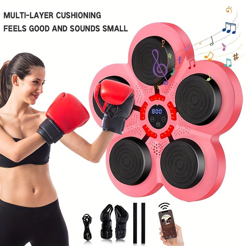 Smart Music Boxing Trainer with Boxing Glove Music Boxing Machine, Wall-Mounted Boxing Equipment, Suitable for Boxing Target Training in Indoor Gym at Home