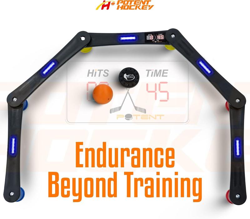 Potent Hockey Digital Stickhandling Trainer - Ultimate Hockey Puck Handling Trainer for Enhanced Hockey Skills | Premium Stickhandling Trainer