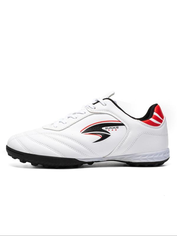 Men's Professional Football Shoes, Breathable Comfortable Lace Up Soccer Shoes, Football Cleats for Training & Competition