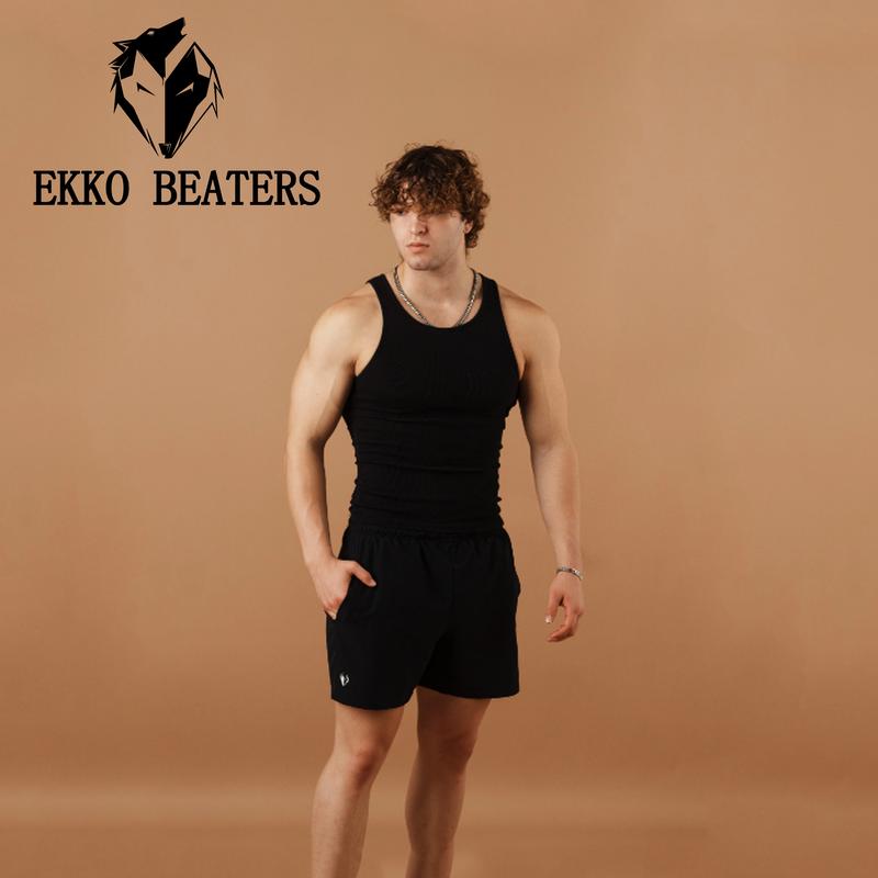 EKKO BEATERS Mens Fitness Tank Tops Sleeveless Shirt Sports EKKO BEATERS Tank Tops Vest