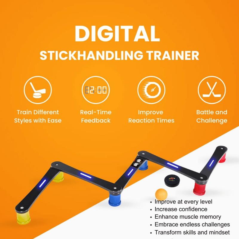 Potent Hockey Digital Stickhandling Trainer - Ultimate Hockey Puck Handling Trainer for Enhanced Hockey Skills | Premium Stickhandling Trainer