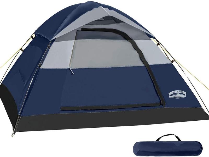 2 4 6 Person Family Dome Tent with Removable Rain Fly, Easy Setup for Camp Outdoor