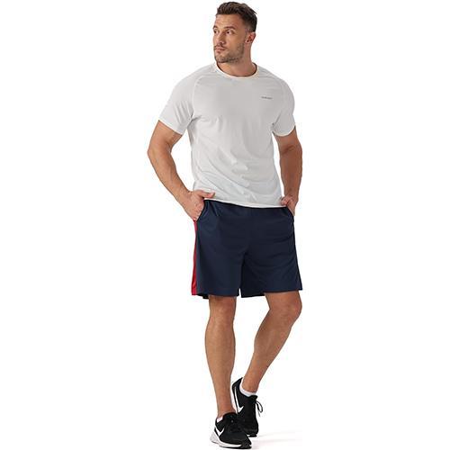 3 Pack Men's Mesh Athletic Shorts Quick Dry Activewear with Pockets Breathable Lightweight Training Gym Workout Shorts