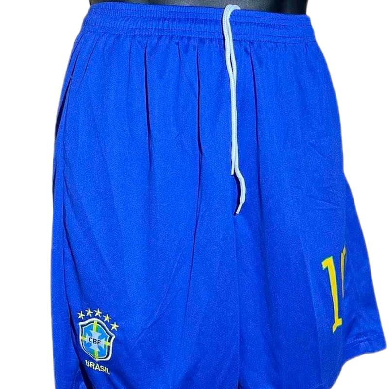 Brazil Unisex Soccer Shorts - Iconic #10 and #7 Sizes Small to X-Large