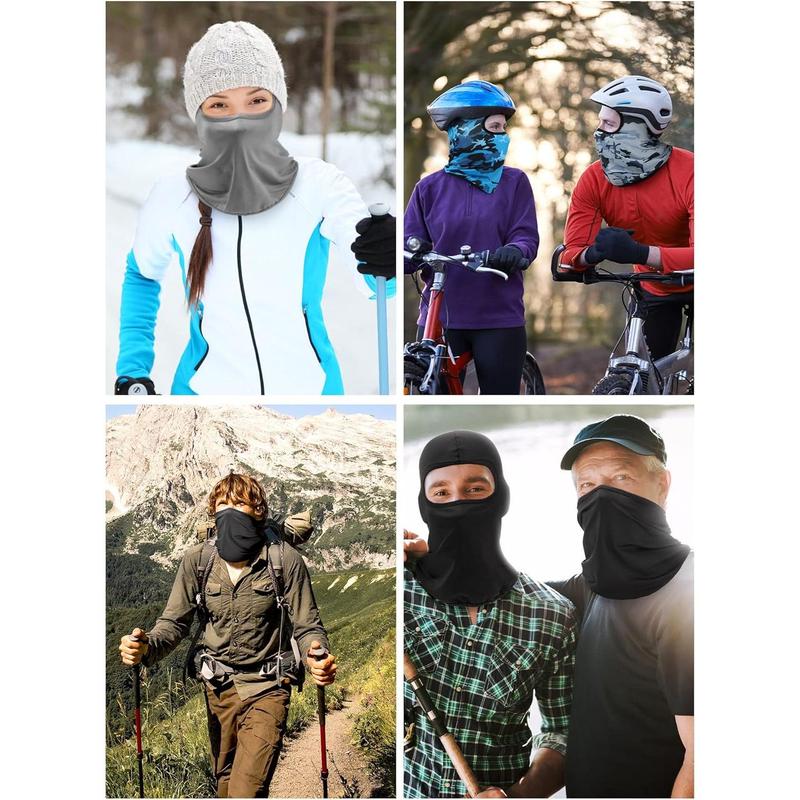 9 count Ski Mask for Men Balaclava  Mask Summer  Mask Balaclava Full  Mask Breathable Hood for Outdoor Use