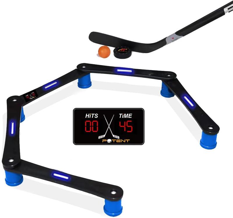 Potent Hockey Digital Stickhandling Trainer - Ultimate Hockey Puck Handling Trainer for Enhanced Hockey Skills | Premium Stickhandling Trainer