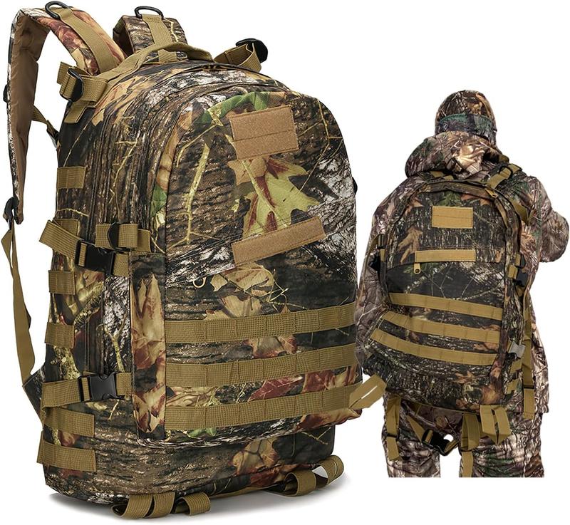 Digital Forest 40L Hunting Backpack or Hunting Backpacks For Men - Camo Backpack and Hunting Pack - Camouflage Backpack For Hunting