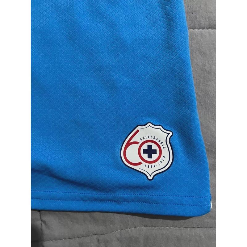 PIRMA  CRUZ AZUL MEN'S JERSEY 2024 2025 LOCAL PARCHE 9 COPAS Y LIGA MX