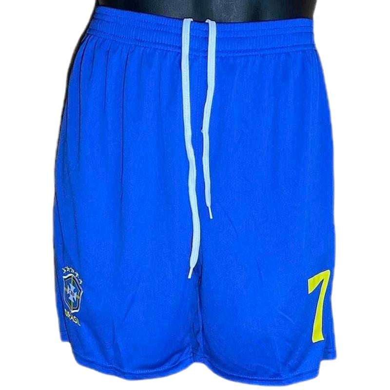 Brazil Unisex Soccer Shorts - Iconic #10 and #7 Sizes Small to X-Large