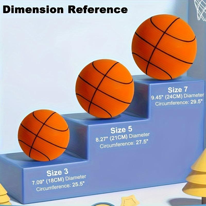 Silent Basketball - Perfect Holiday Gift, Orange Blue, Sports Equipment